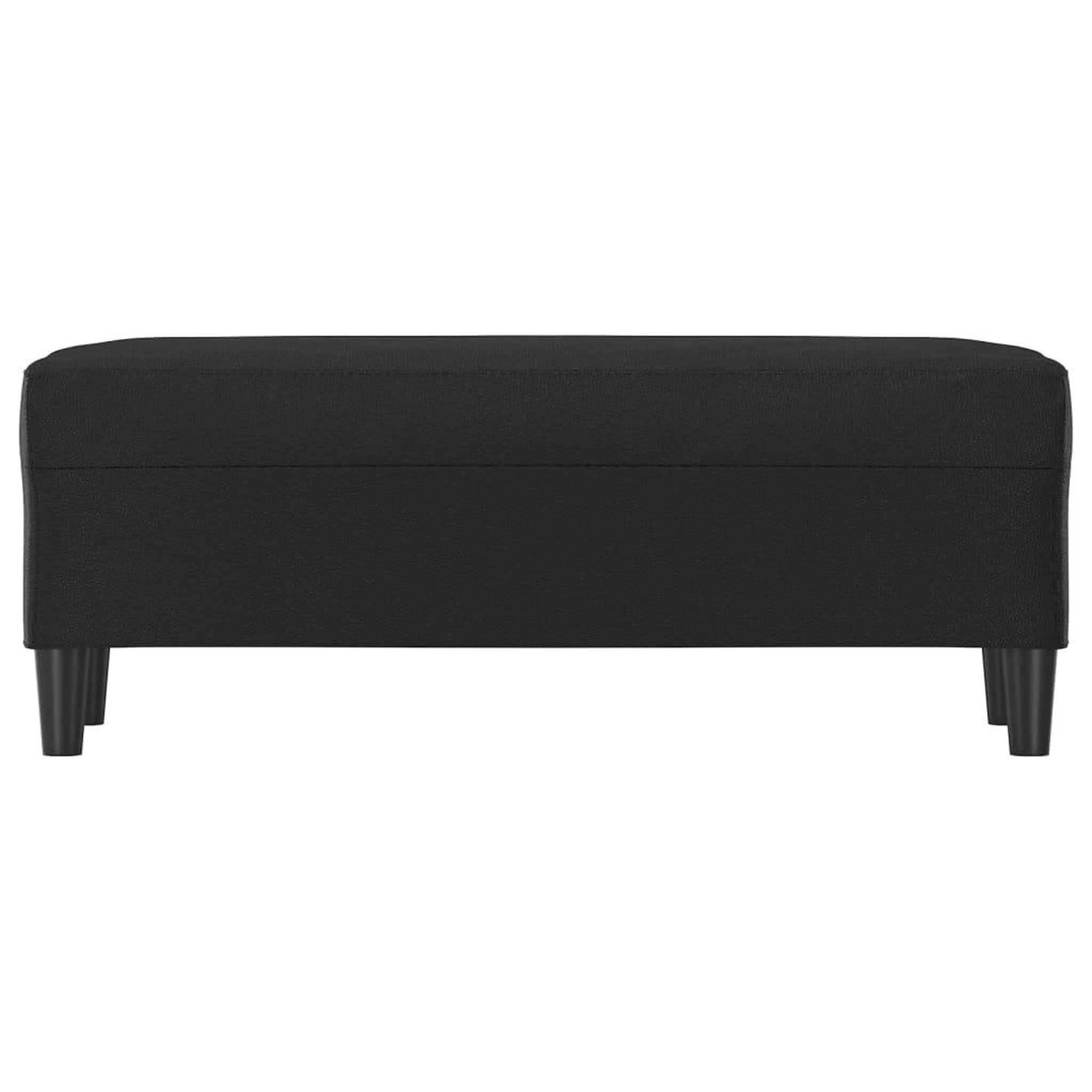 Voir la diapositive 3 : VIDAXL Banc Noir 100x35x41 cm Similicuir