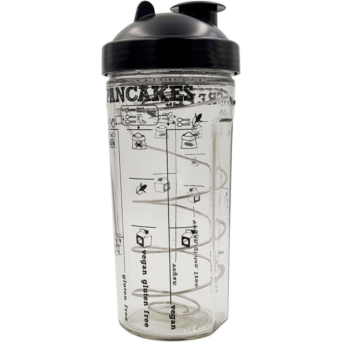 COOKUT Shaker à crepes avec spatule et livre