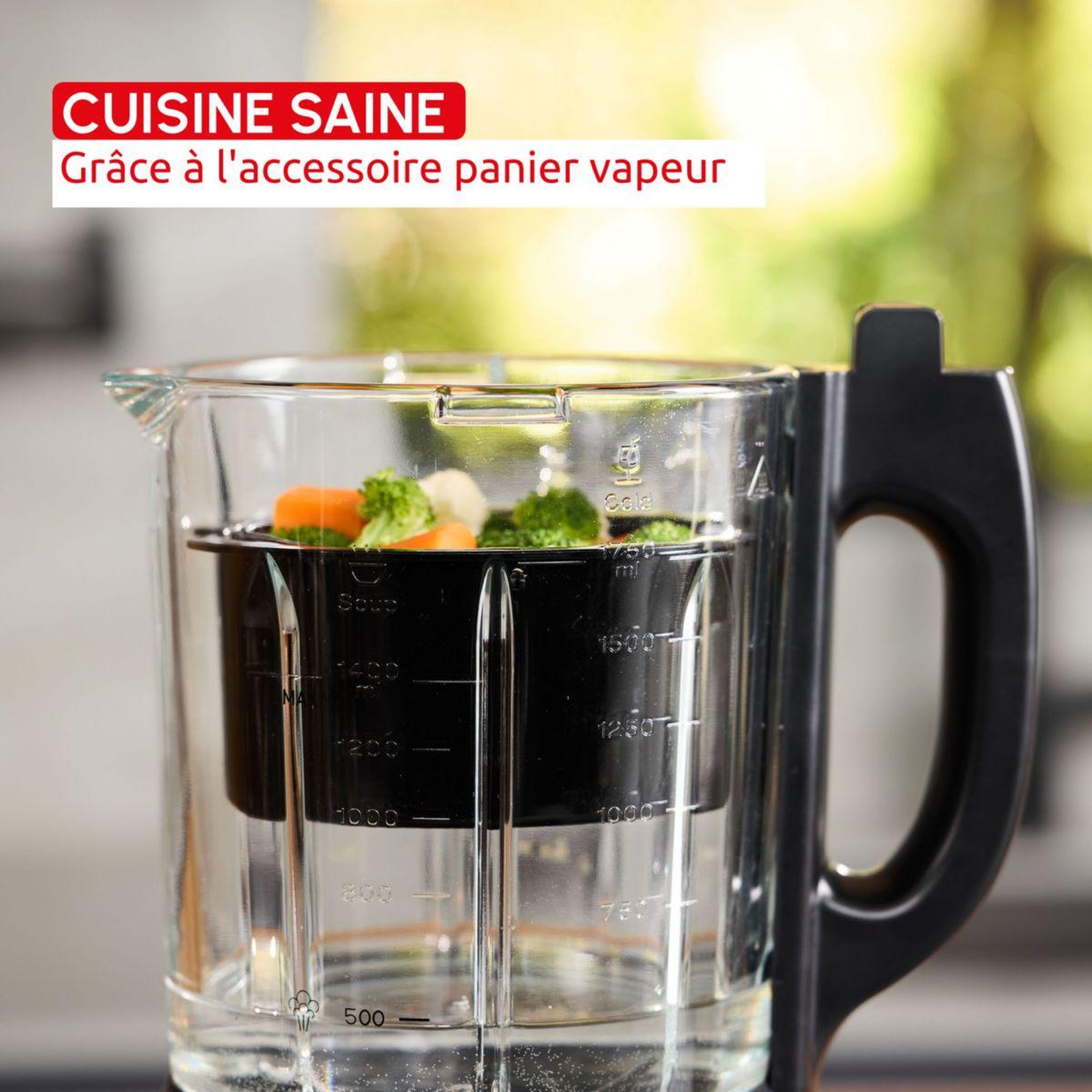 Voir la diapositive 5 : MOULINEX Blender chauffant perfect mix cook lm835d10