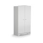 Voir la diapositive 1 : AT4 Armoire enfant 2 portes en bois MARELLE Blanc 96 x 51 x 176 cm