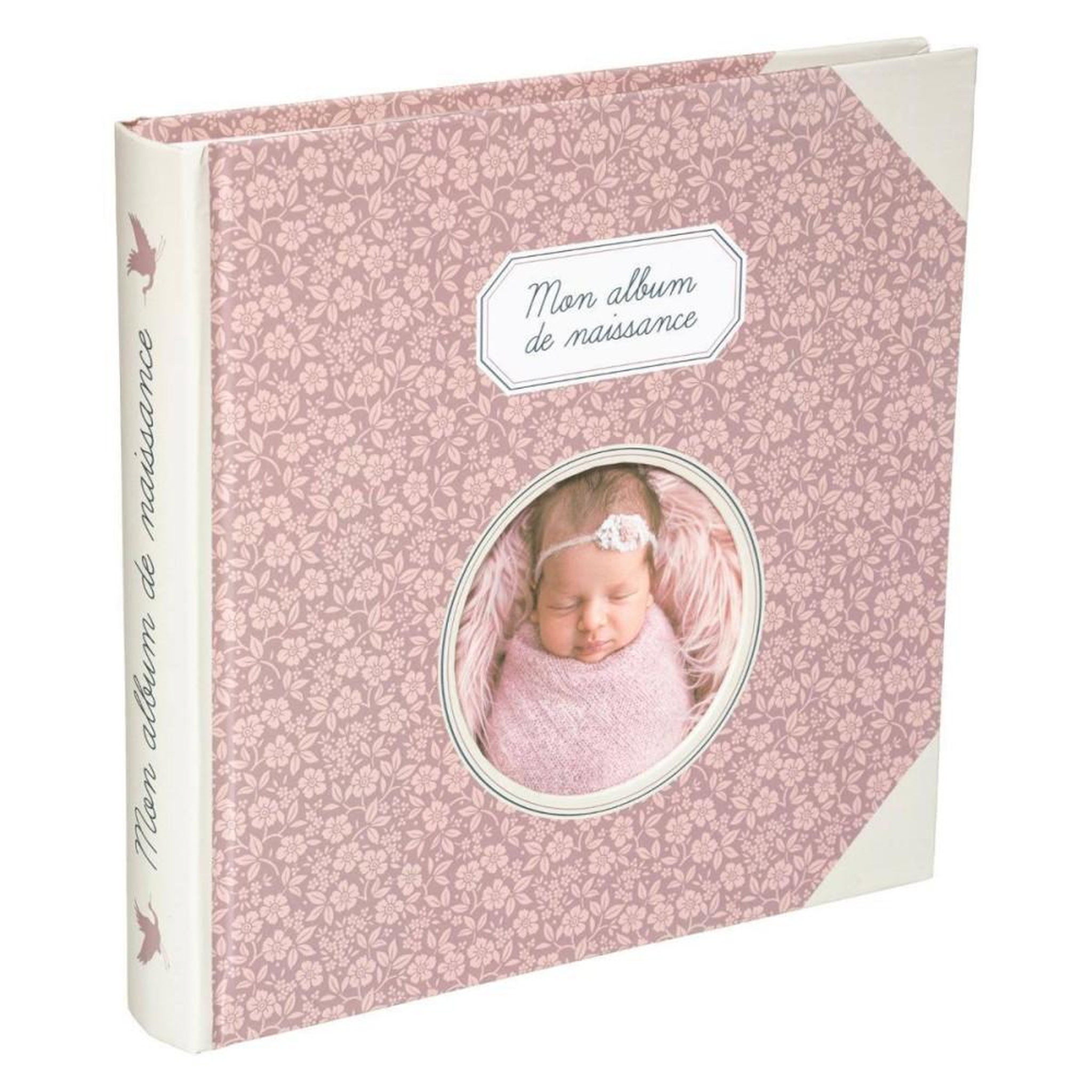 Voir la diapositive 1 : ATMOSPHERA Album de naissance 120 photos rose