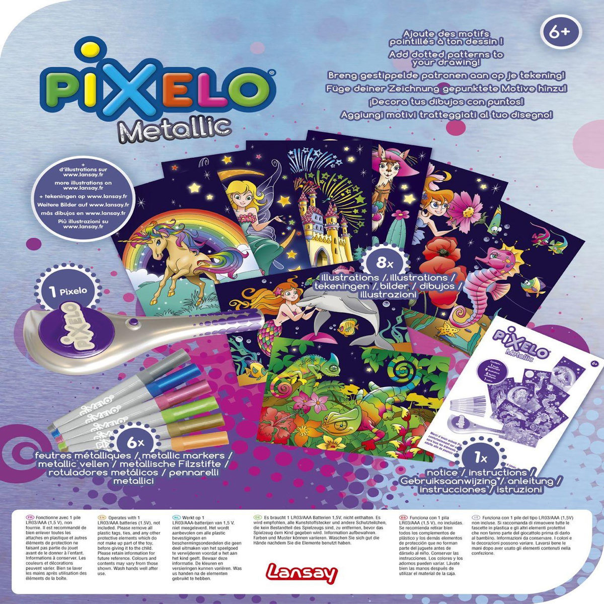 LANSAY Pixelo - Coffret metallic