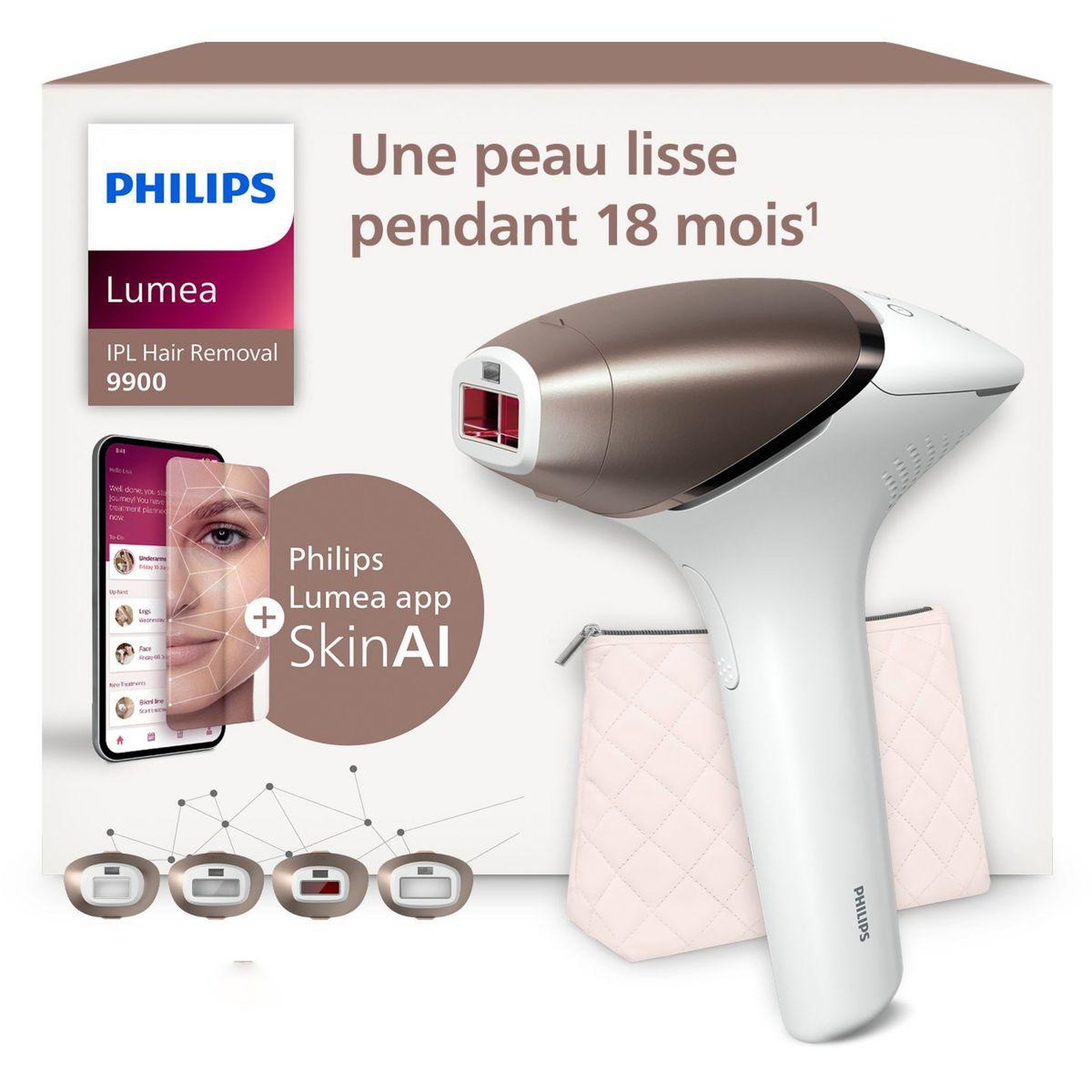 Philips Epilateur lumière pulsée lumea série 9900 bri951/01