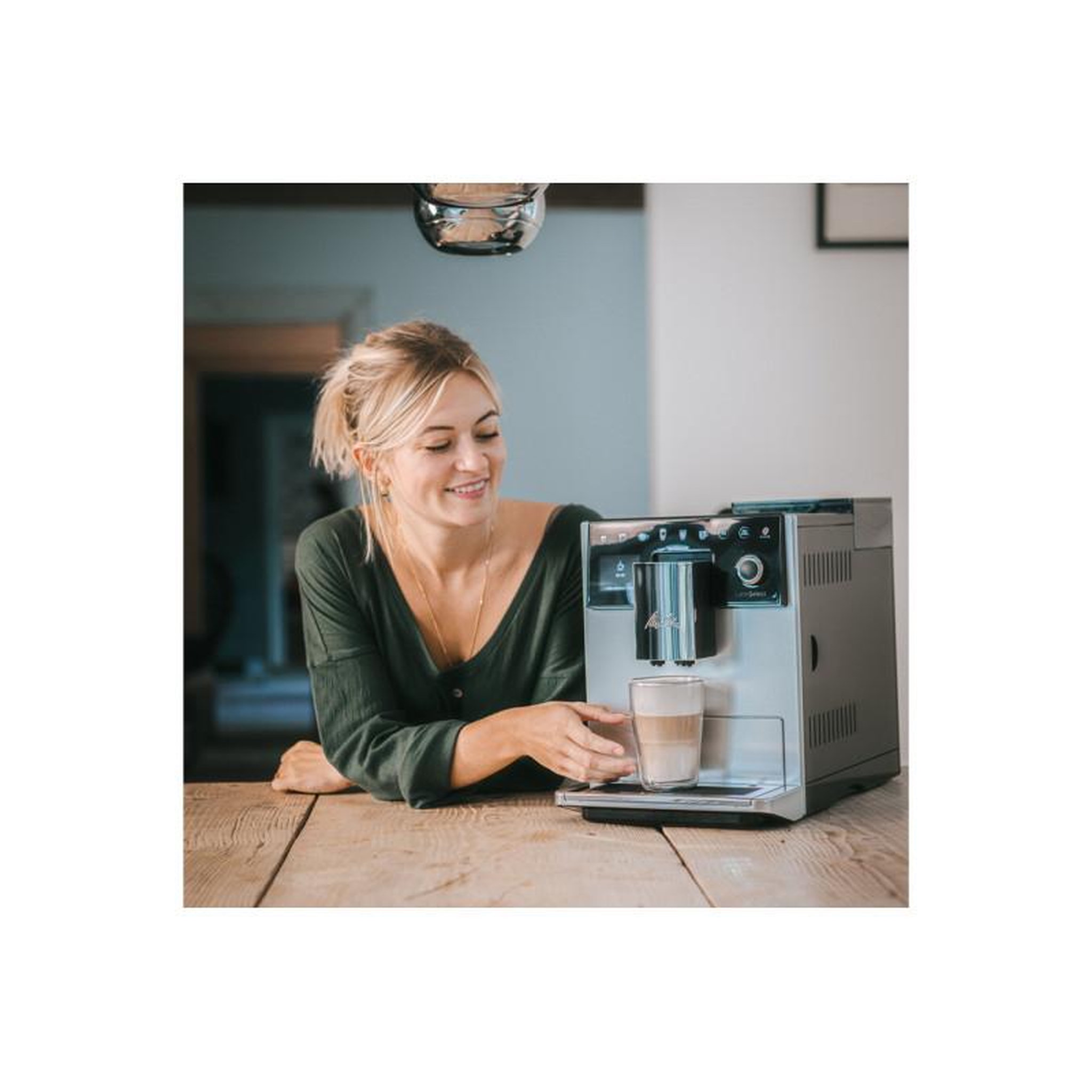 Voir la diapositive 6 : Melitta Expresso Broyeur Latte Select argent 630-211 EU