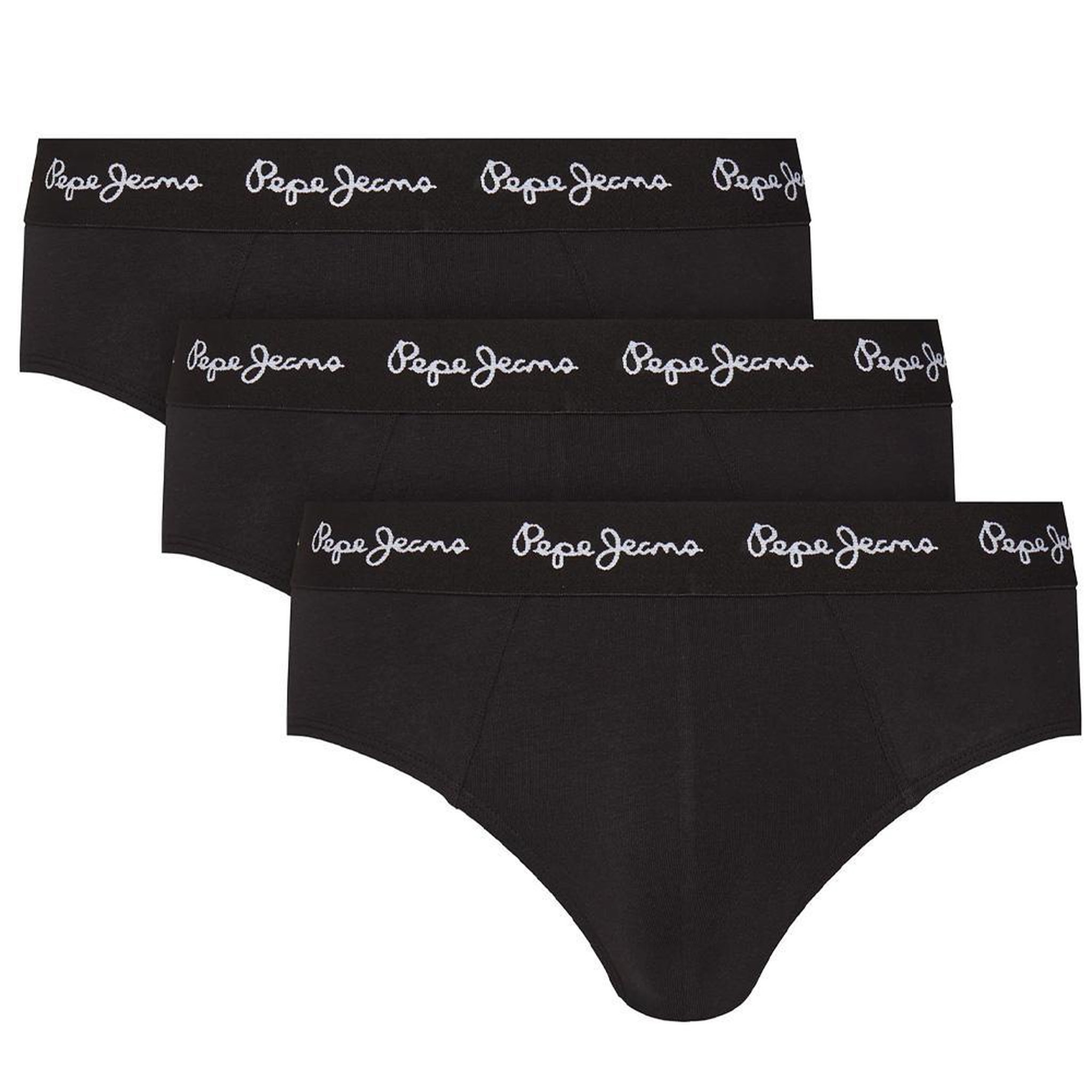 Voir la diapositive 1 : Pepe Jeans x3 Slips Noir Homme Pepe Jeans PMU