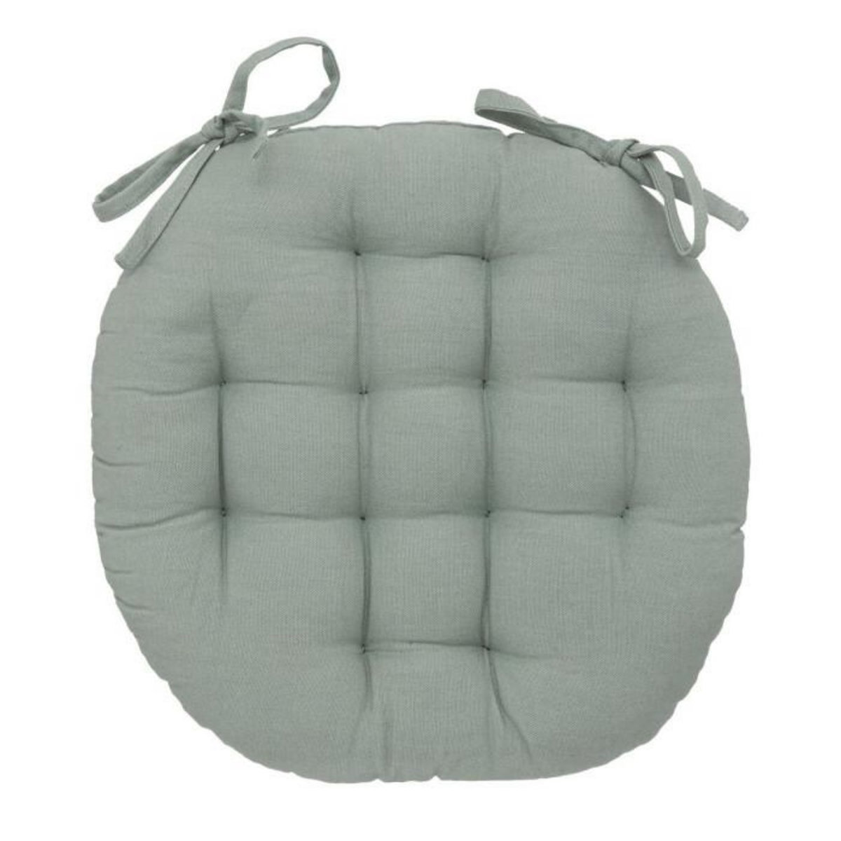 ATMOSPHERA Galette de Chaise Ronde  Leana  38cm Vert Céladon