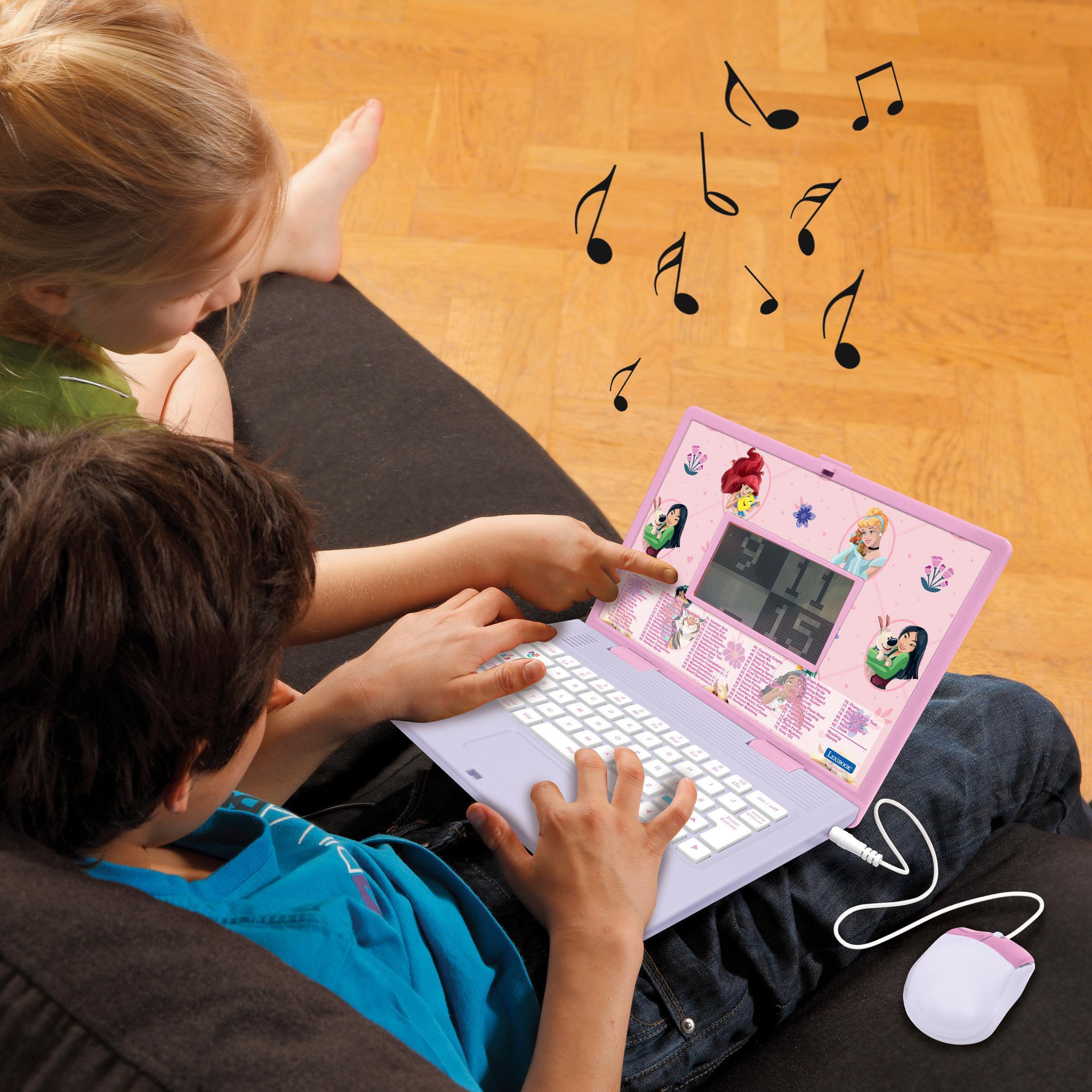 Voir la diapositive 5 : Lexibook Ordinateur éducatif bilingue avec 164 activités Disney Princesses (EN/FR)