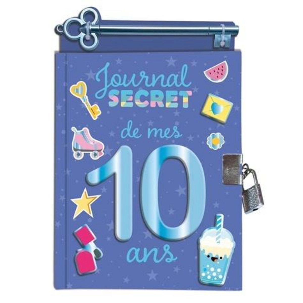 JOURNAL SECRET DE MES 10 ANS. AVEC UN STYLO-CLE, Playbac