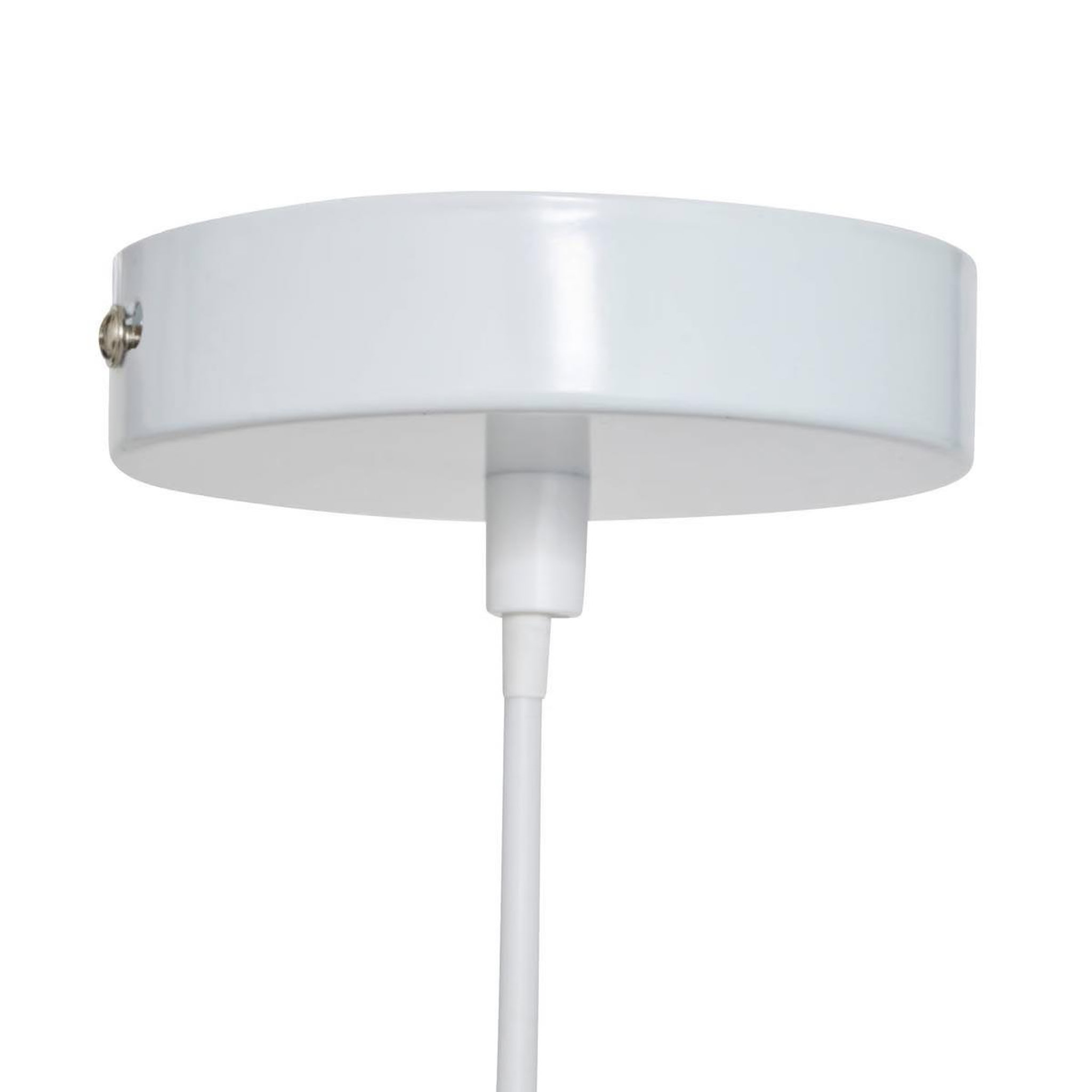 Voir la diapositive 3 : ATMOSPHERA Lampe Suspension Design en Métal  Delcia  45cm Blanc