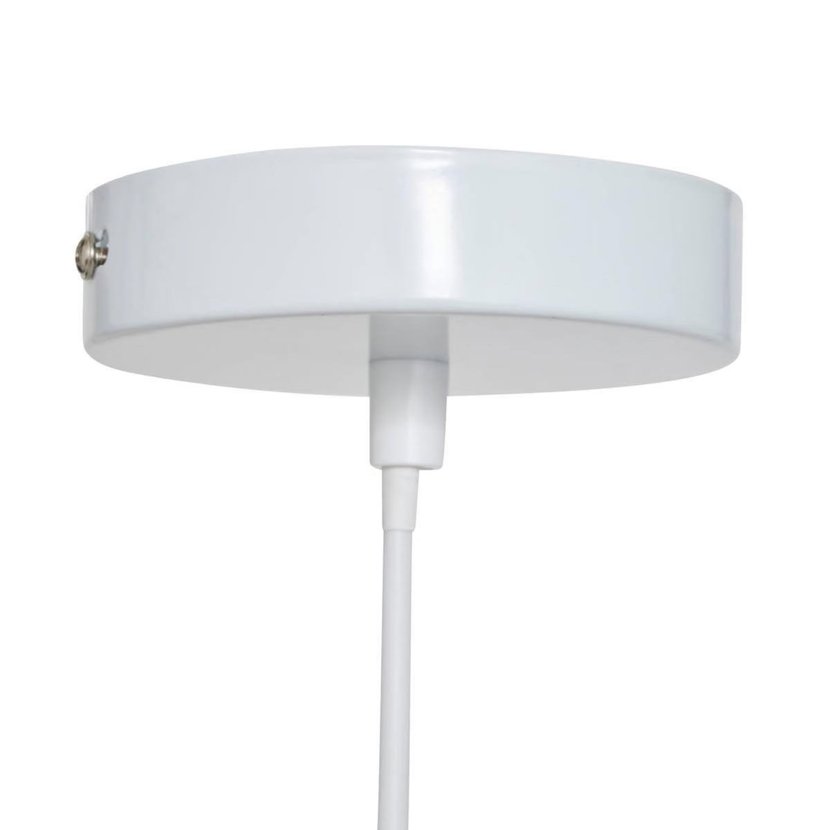 ATMOSPHERA Lampe Suspension Design en Métal  Delcia  45cm Blanc