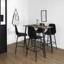 Voir la diapositive 6 : The Home Deco Factory Lot de 2 chaises de bar MALO - Noir