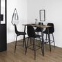 Voir la diapositive 6 : The Home Deco Factory Lot de 2 chaises de bar MALO - Noir