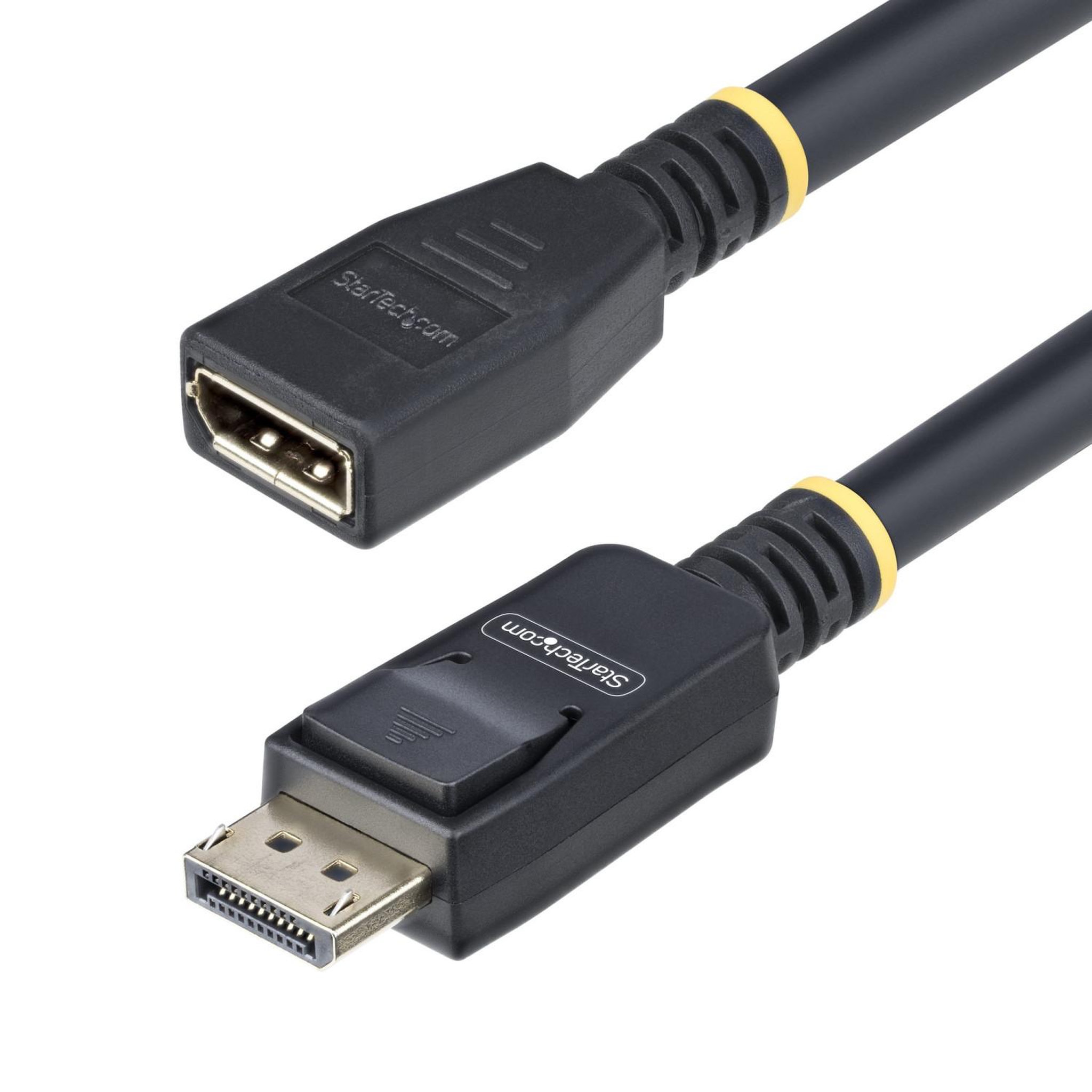 Startech Startech.com câble d'extension displayport 1.4 de 3m, câble d'économie de port dp 1.4, 8k 60hz, cordon adaptateur d'extension dp mâle vers femelle, câble d'extension displayport, gaine tpe, m/f