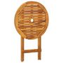 Voir la diapositive 4 : VIDAXL Mobilier de bistro pliable 3 pcs Bois d'acacia solide