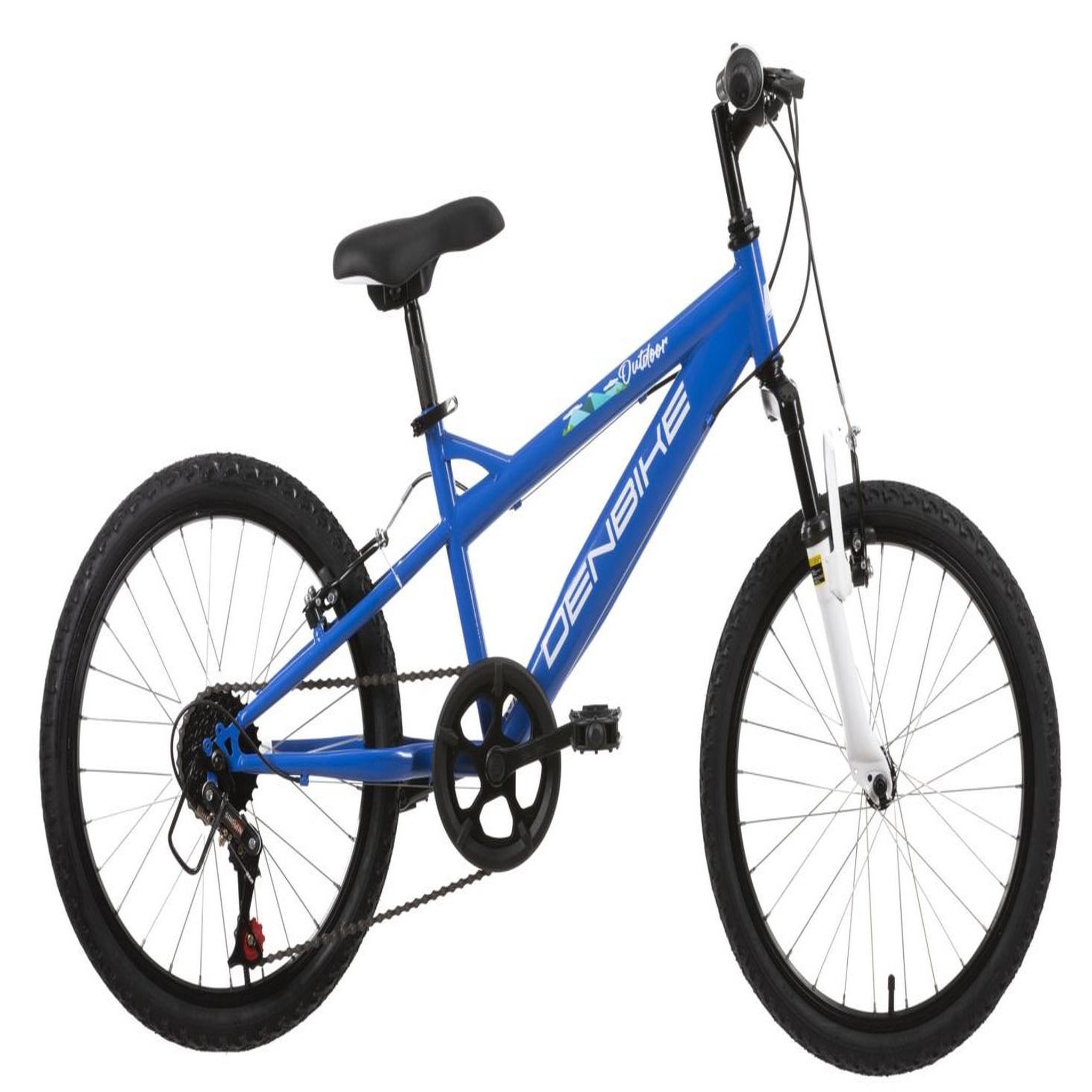 Vélo enfant - VTT 20'' - 6 Vitesses - Fourche télescopique - Poignée tournante - Freins V-Brake - Jantes Aluminium.