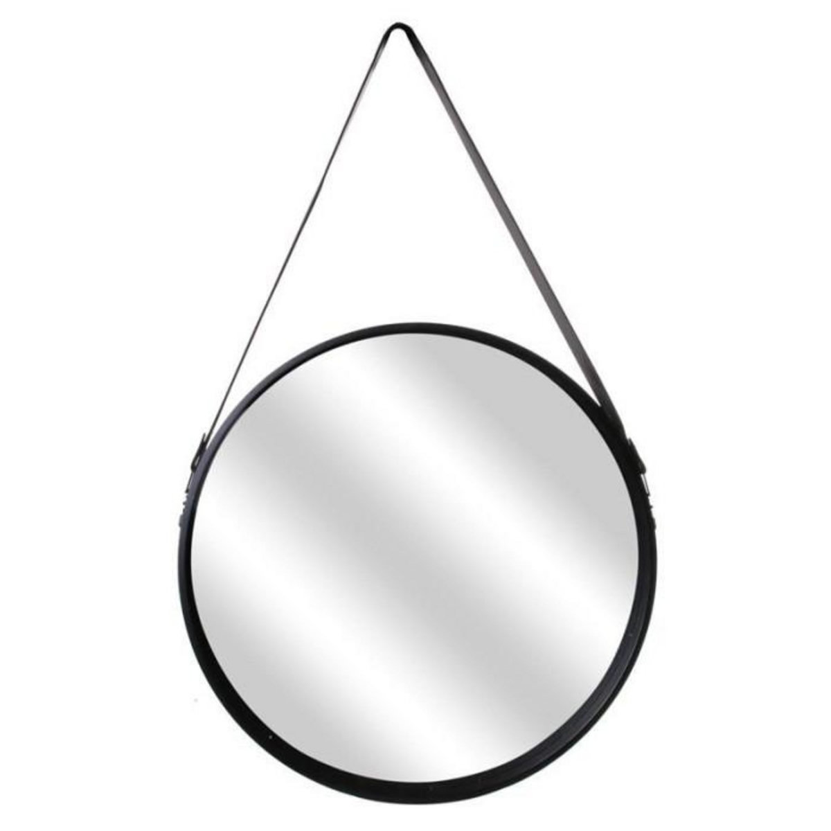 Paris Prix Miroir Rond Design  Barbier  50cm Noir