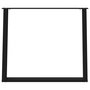 Voir la diapositive 5 : VIDAXL Pieds de table a manger forme de U 2 pcs noir 100x(72-73) cm
