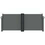 Voir la diapositive 3 : VIDAXL Auvent lateral retractable anthracite 100x600 cm