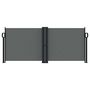 Voir la diapositive 3 : VIDAXL Auvent lateral retractable anthracite 100x600 cm