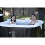 Voir la diapositive 2 : SUNSPA Spa gonflable avec bandeau LED SUNSPA - AC02-LED - 185 x 65 cm - 6 places - Carré (Avec filtre, cadenas, tapis de sol et