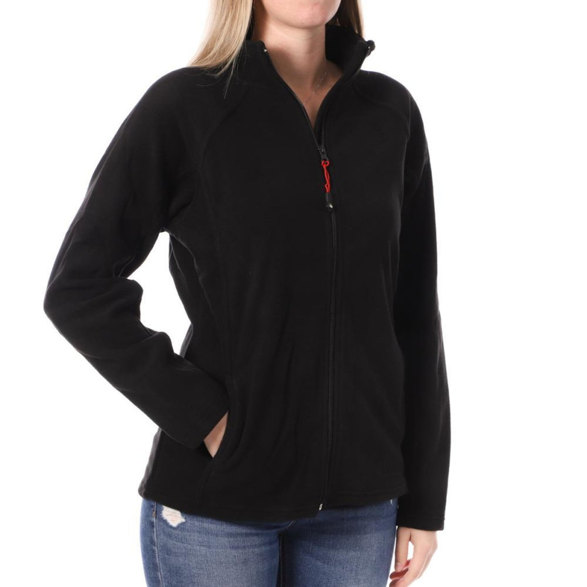 Imperial Polaire Zippé Noir Femme Impérial Classic POLA