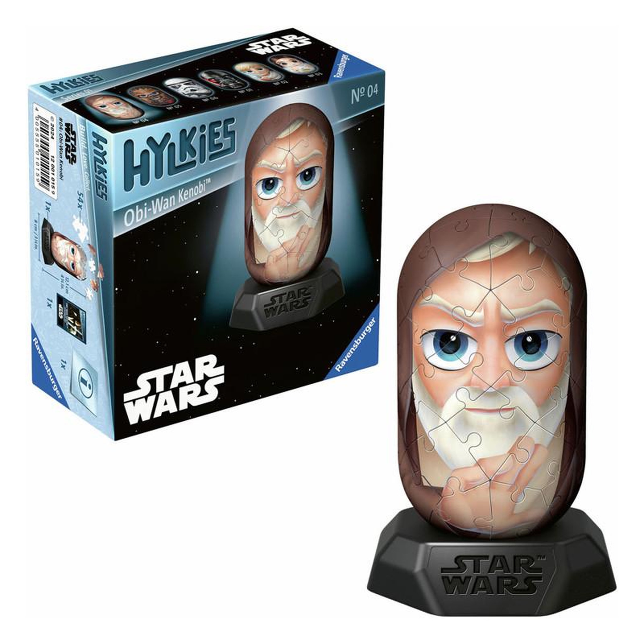 Voir la diapositive 3 : RAVENSBURGER Ravensburger - 3D Puzzle Star Wars Obi-Wan Kenobi, 54 pcs. 12001015 9