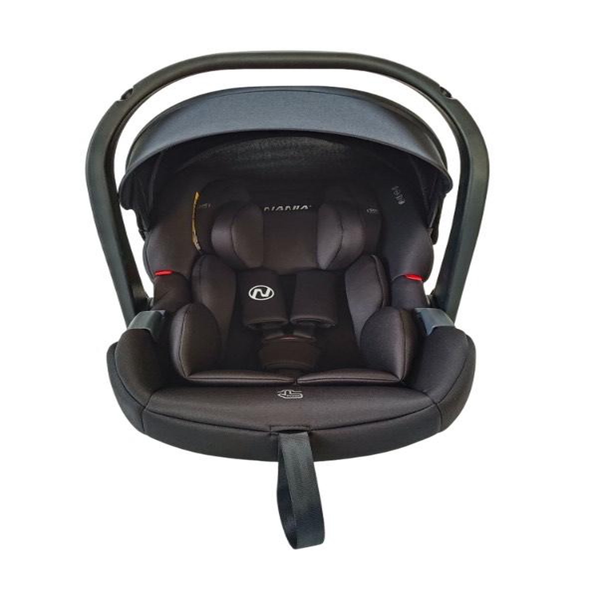 Voir la diapositive 2 : NANIA Siège auto bébé ceinturé NANIA Rimini 40-87 cm R129 i-Size –dès la naissance à 13 kg, Porte-Bébé Groupe 0+, Appuie-tête réglable – Protection Latérale -insert lombaire et de réduction