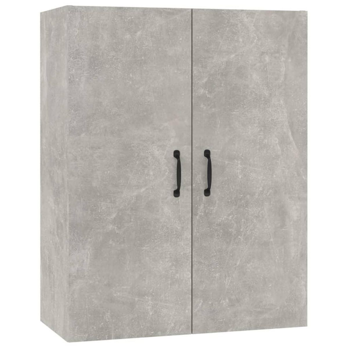 VIDAXL Armoire suspendue Gris beton 69,5x34x90 cm Bois d'ingenierie