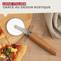 Voir la diapositive 5 : Fackelmann Roulette à pizza manche en bois 31 cm Fackelmann Pizza & Pasta