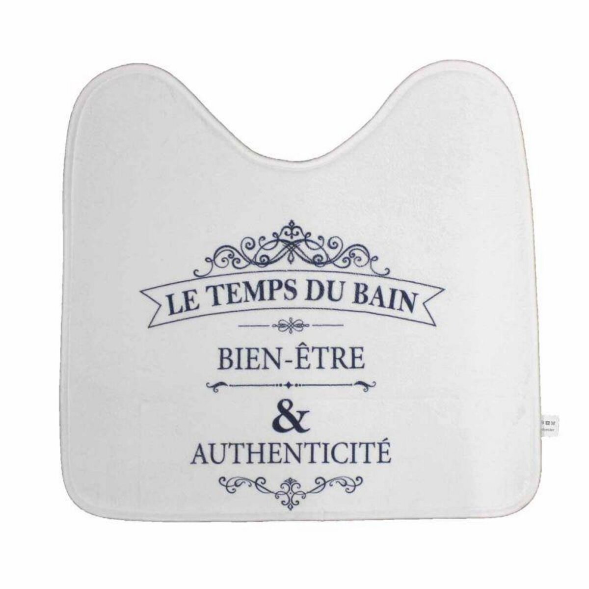 Paris Prix Tapis Contour WC Imprimé  Vintage  45x45cm Blanc
