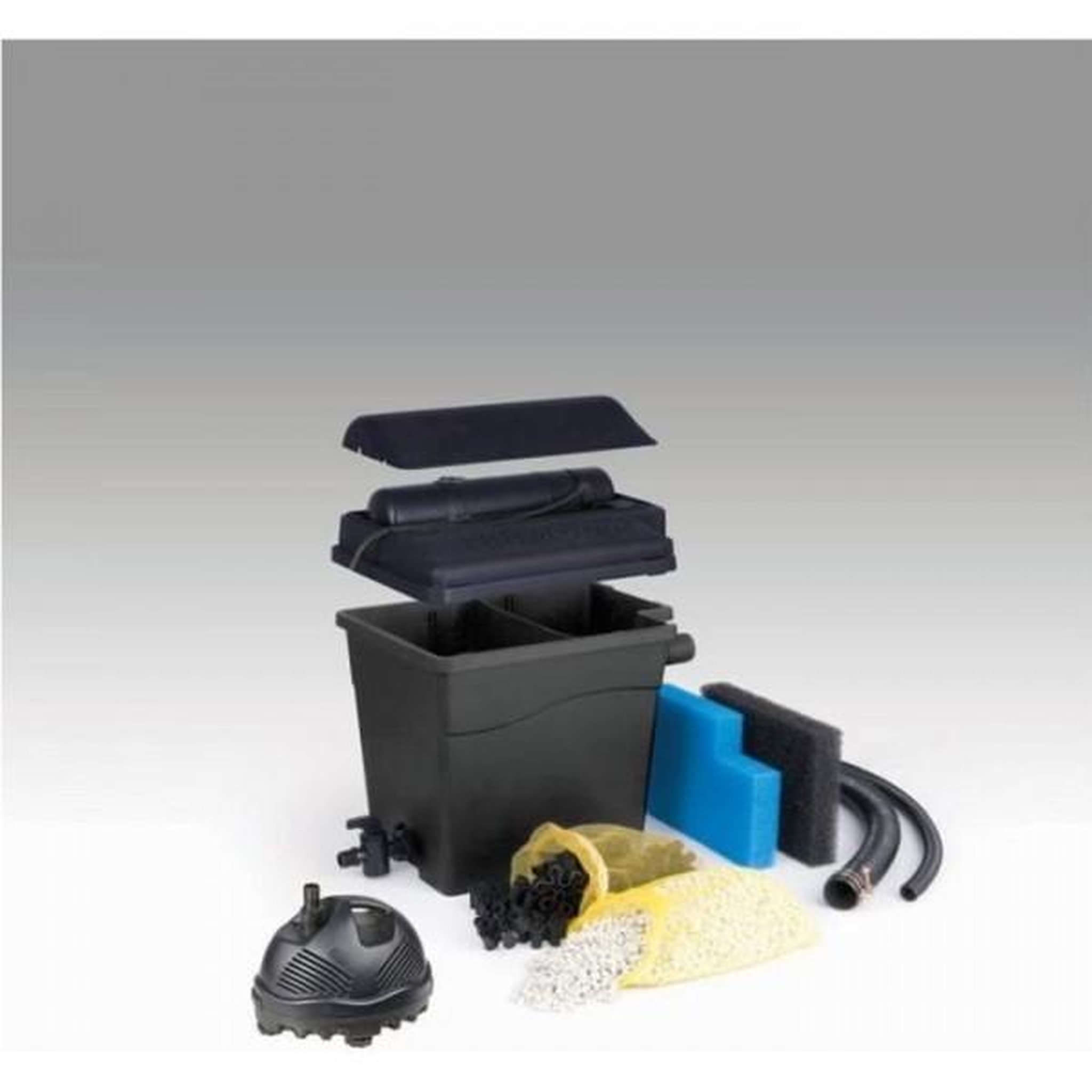 Voir la diapositive 1 : Ubbink Filtre de bassin Ubbink FiltraClear 2500 PlusSet - Noir