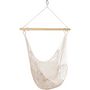 Voir la diapositive 2 : Inkazen Hamac de jardin suspendu en macrame avec coussin beige