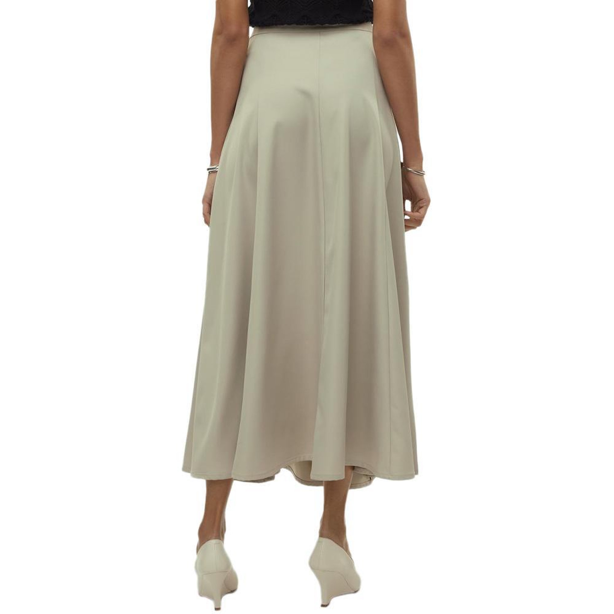 Voir la diapositive 2 : Vero Moda Jupe Longue  Femme Vero Moda Tara Ancle