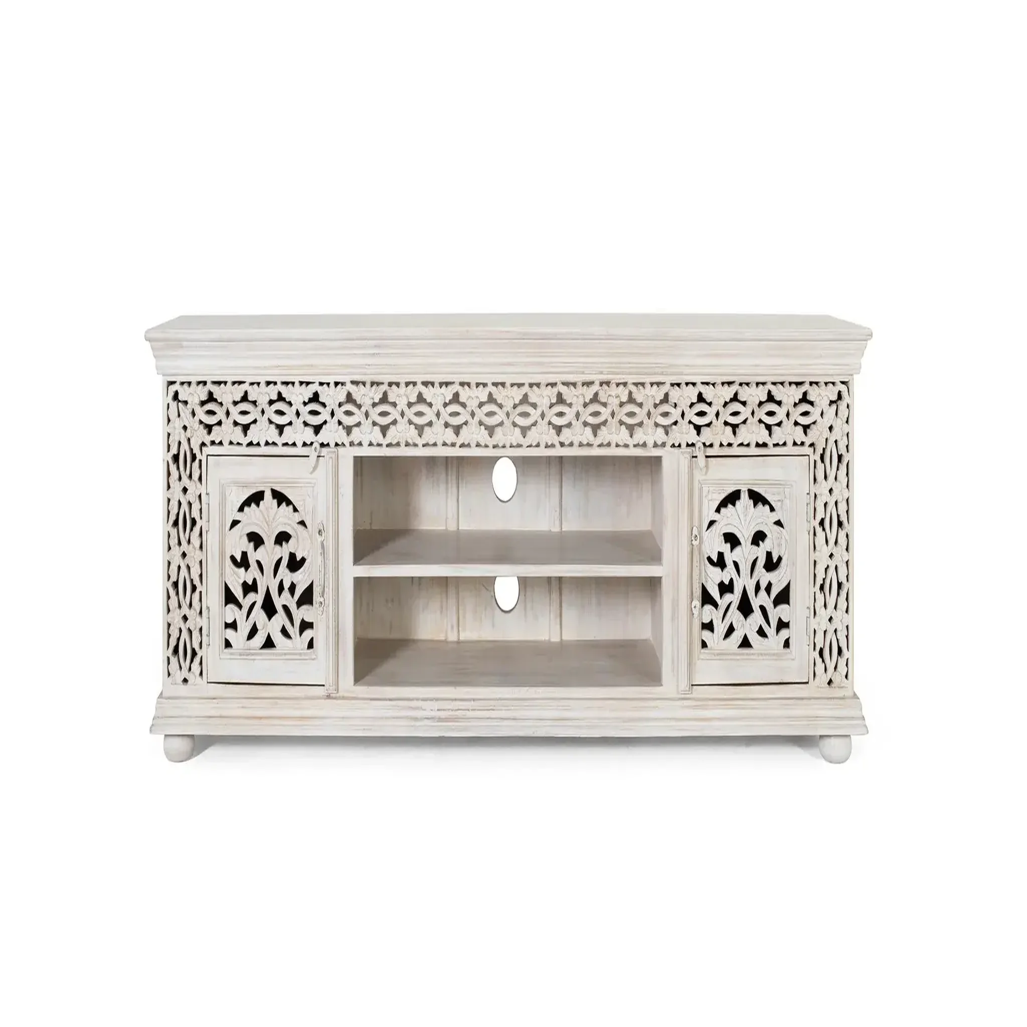 GINER Y COLOMER SL Meuble tv en bois de manguier 180 cm style classique artisanal