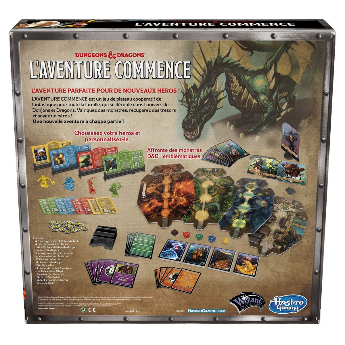 HASBRO Jeu Dungeons et Dragons Adventure Begins
