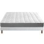 Voir la diapositive 1 : IDLITERIE Ensemble matelas mémoire de forme et mousse HR ZENITH avec sommier - confort français