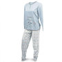 Voir la diapositive 1 : OZABI OZABI Ensemble Pyjama Long Femme Haut Manches Longues