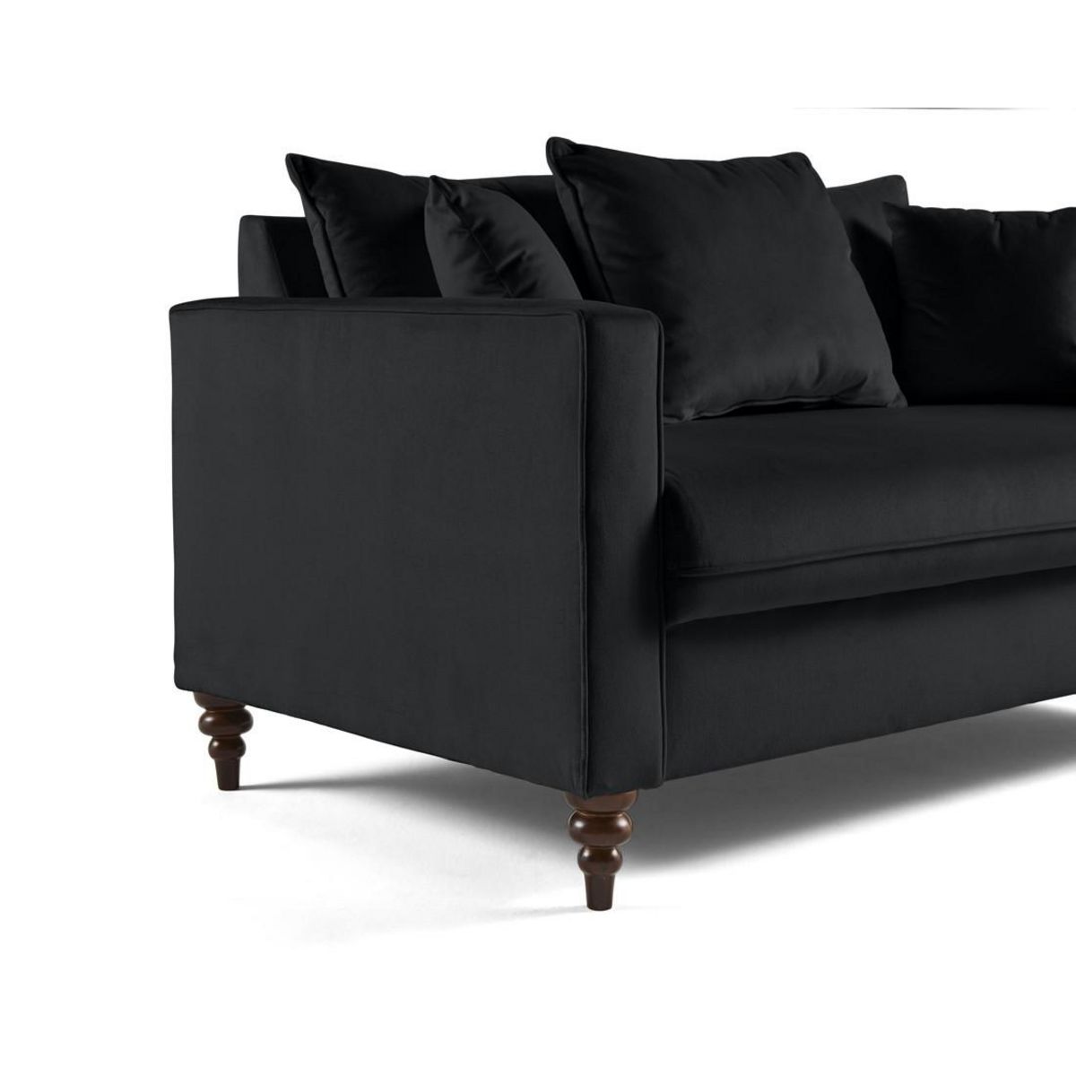 BEST MOBILIER Flamingo - canapé droit 2 places en velours