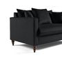 Voir la diapositive 5 : BEST MOBILIER Flamingo - canapé droit 2 places en velours