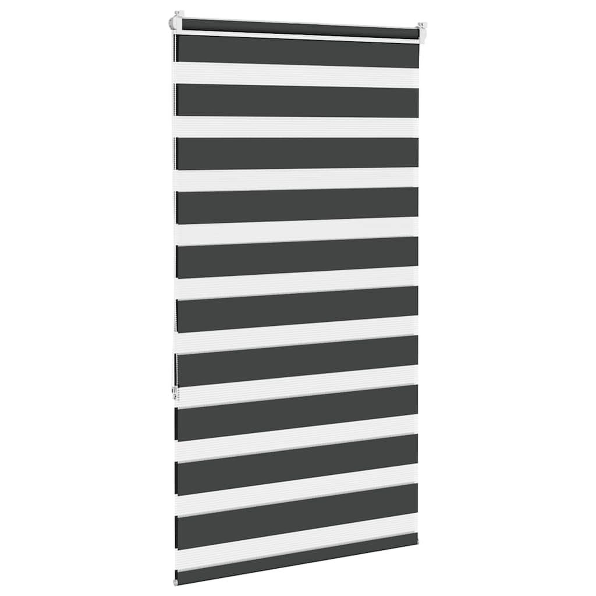 Voir la diapositive 4 : VIDAXL Store zebre noir 75x150 cm largeur du tissu 70,9 cm polyester