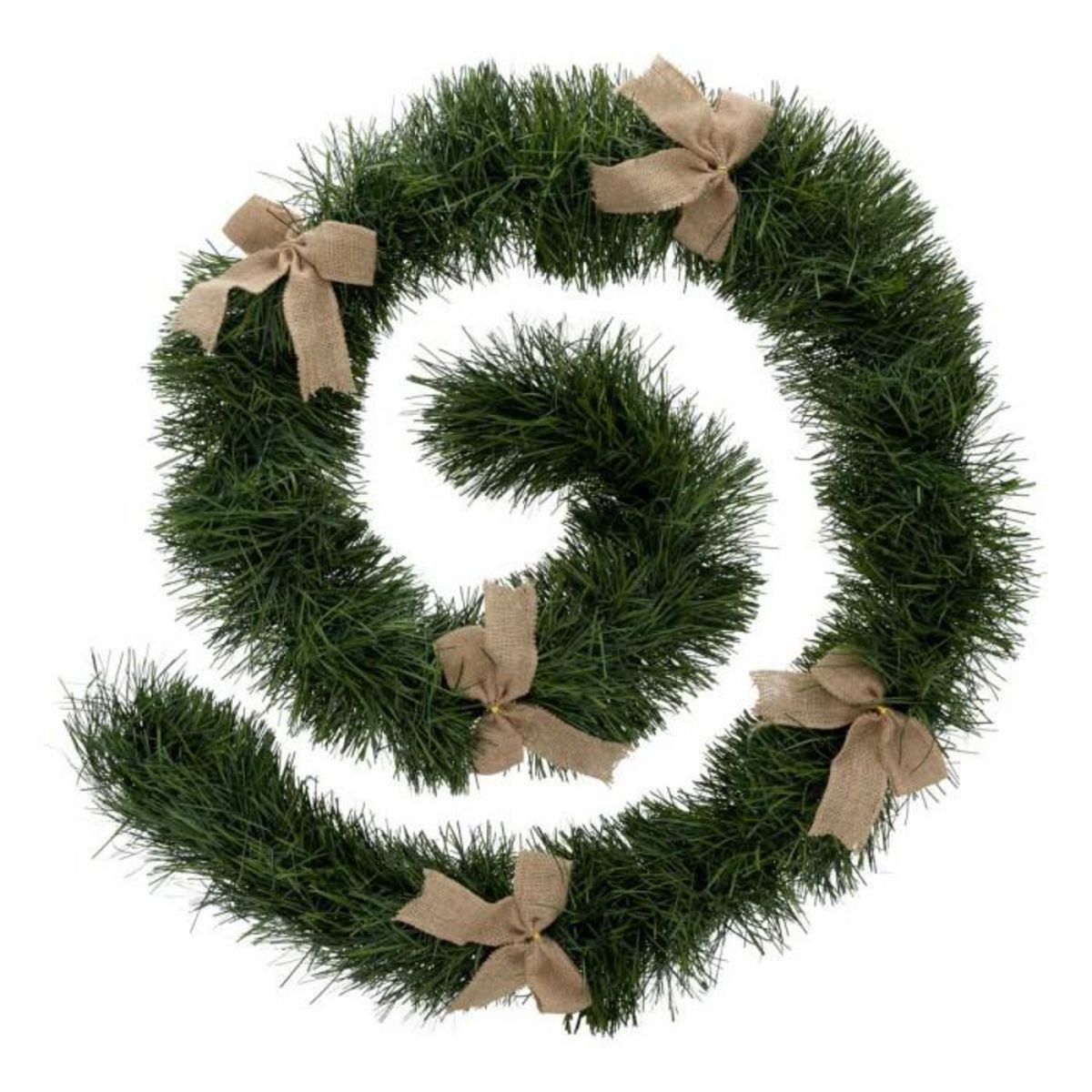 ATMOSPHERA Guirlande de Noël Boa  5 Nœuds  270cm Vert