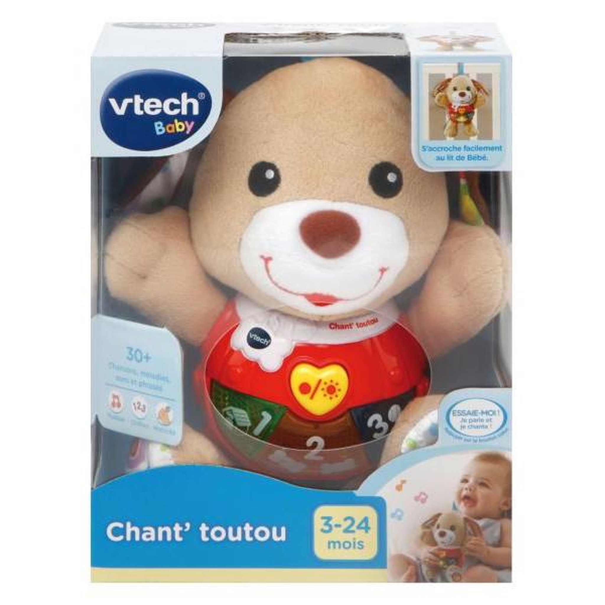 Voir la diapositive 3 : VTECH BABY VTECH BABY - Peluche Interactive Enfant - Chant'toutou Brun