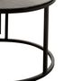 Voir la diapositive 3 : Paris Prix Lot de 3 Tables Gigognes  Oxidize  80cm Noir