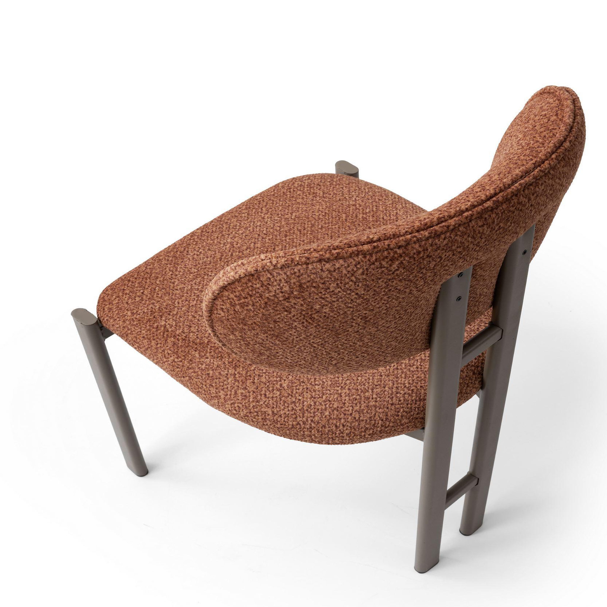 Voir la diapositive 5 : Habitat et Jardin Ensemble de chaises (2 pièces) en métal  muriz  - tuile rouge