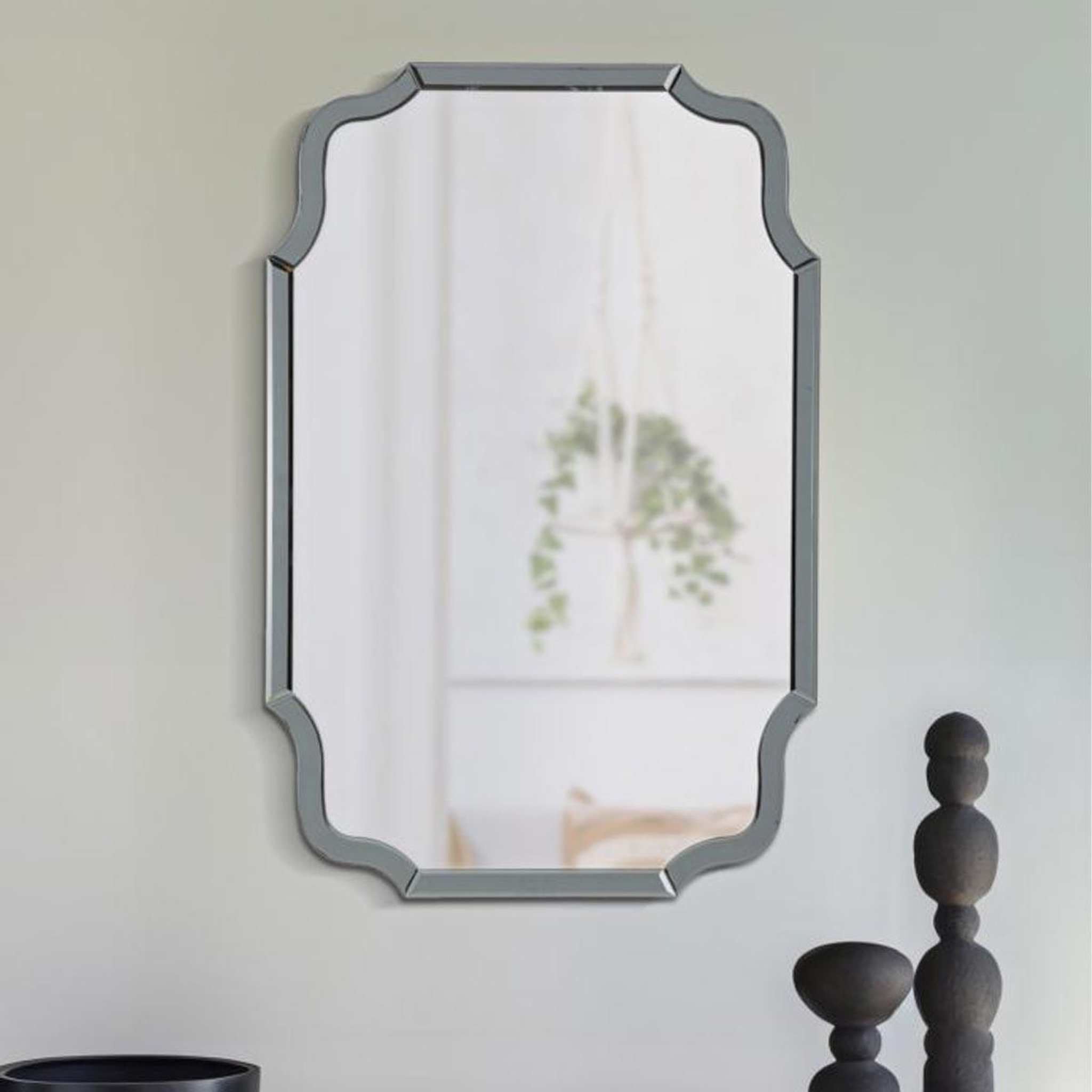 Voir la diapositive 6 : Paris Prix Miroir Mural  Istanbul  90cm Gris