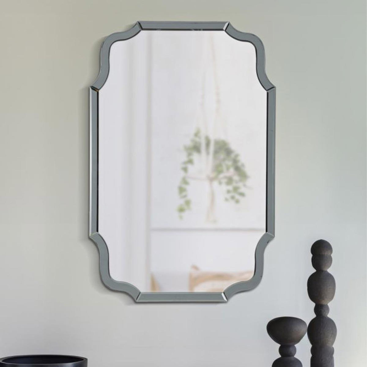 Paris Prix Miroir Mural  Istanbul  90cm Gris