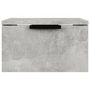 Voir la diapositive 4 : VIDAXL Tables de chevet murales 2 pcs Gris beton 34x30x20 cm