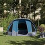 Voir la diapositive 4 : VIDAXL Tente de camping de cabine 4 personnes bleu imperméable