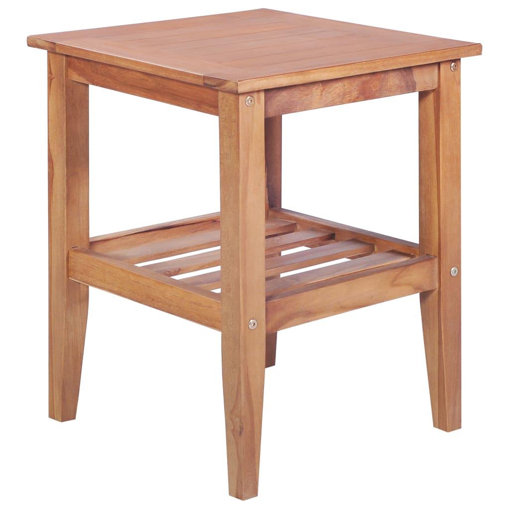 VIDAXL Table basse 40x40x50 cm carree teck solide