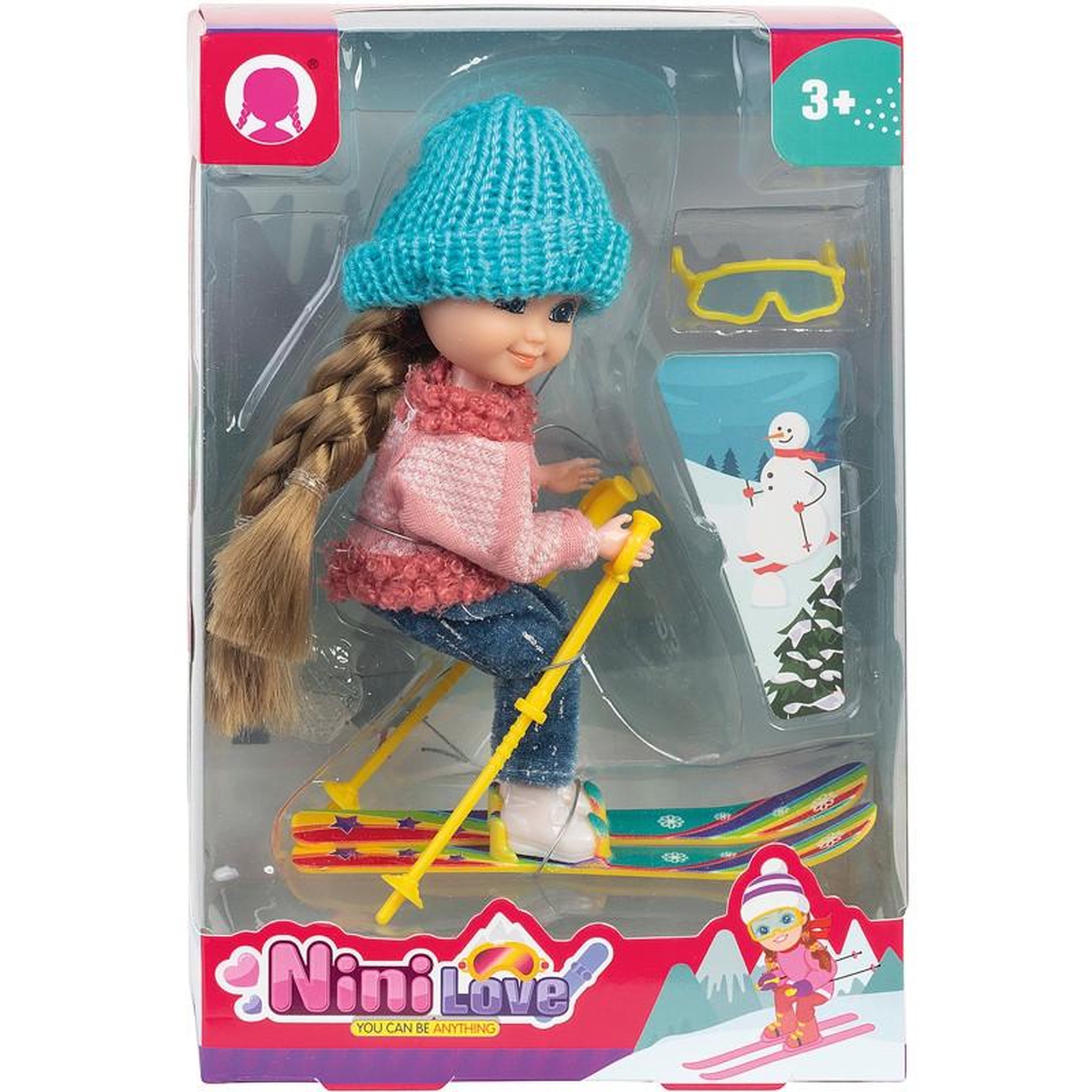 Voir la diapositive 2 : MINI POUPEE SPORTS HIVER Assortiment, modèle choisi aléatoirement KQ282482
